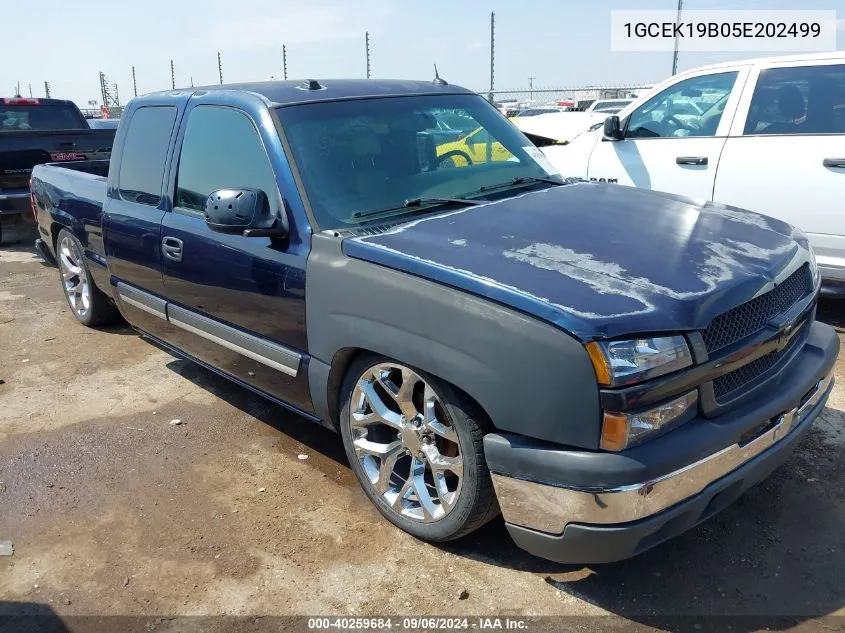 2005 Chevrolet Silverado 1500 Lt VIN: 1GCEK19B05E202499 Lot: 40259684