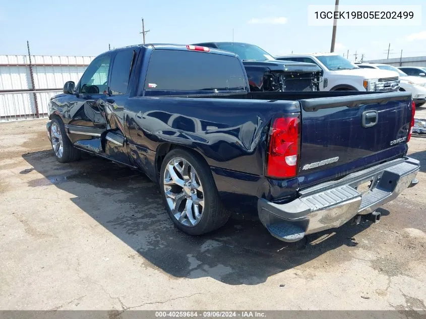 2005 Chevrolet Silverado 1500 Lt VIN: 1GCEK19B05E202499 Lot: 40259684