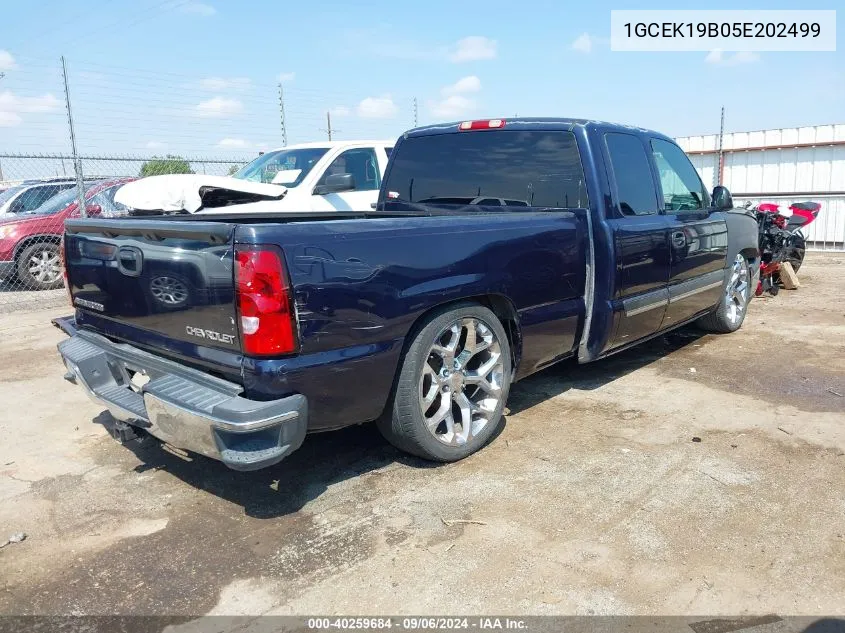 2005 Chevrolet Silverado 1500 Lt VIN: 1GCEK19B05E202499 Lot: 40259684