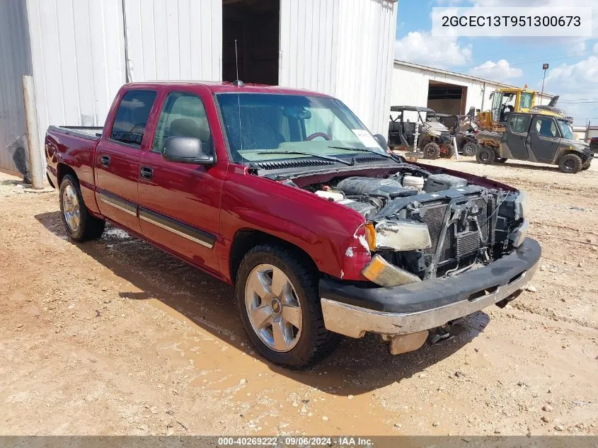 2005 Chevrolet Silverado 1500 Ls VIN: 2GCEC13T951300673 Lot: 40269222