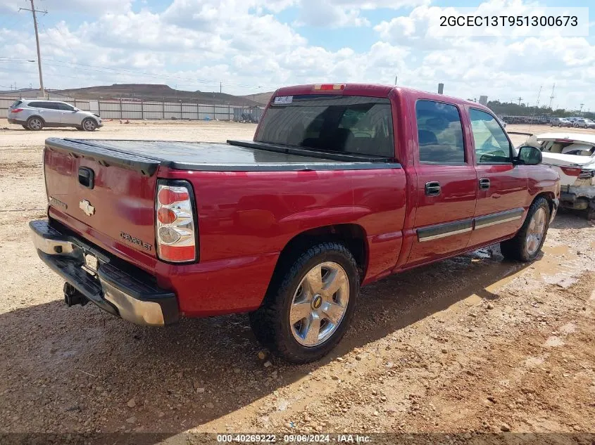 2005 Chevrolet Silverado 1500 Ls VIN: 2GCEC13T951300673 Lot: 40269222