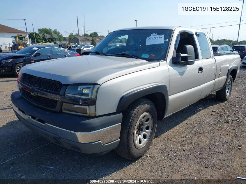 2005 Chevrolet Silverado 1500 Work Truck VIN: 1GCEC19T15E128225 Lot: 40275288