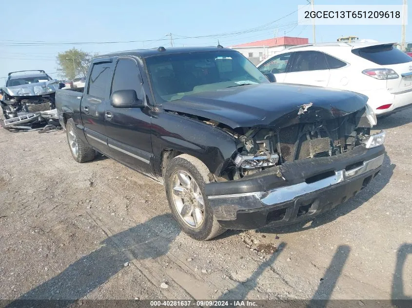 2005 Chevrolet Silverado 1500 Lt VIN: 2GCEC13T651209618 Lot: 40281637