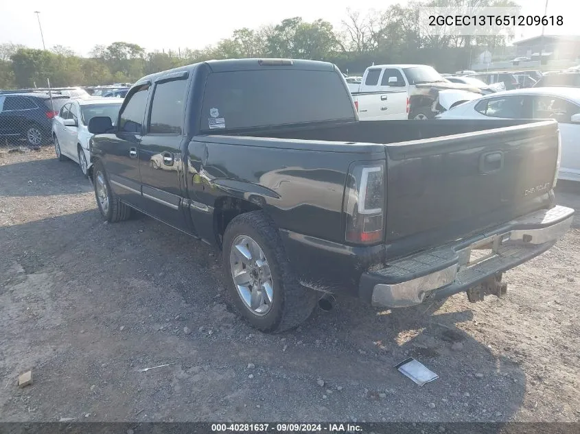 2005 Chevrolet Silverado 1500 Lt VIN: 2GCEC13T651209618 Lot: 40281637