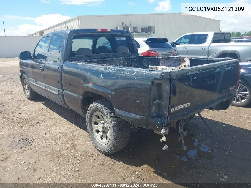 2005 Chevrolet Silverado 1500 C1500 VIN: 1GCEC19X05Z121309 Lot: 40297131