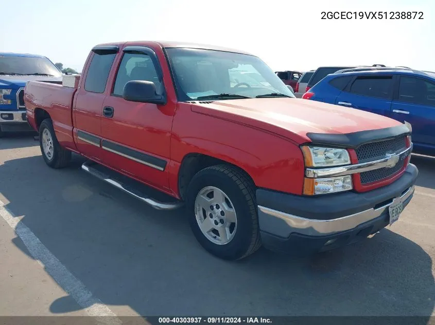 2005 Chevrolet Silverado 1500 Ls VIN: 2GCEC19VX51238872 Lot: 40303937