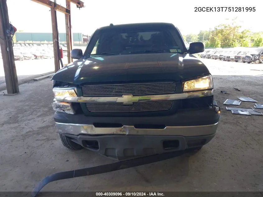 2GCEK13T751281995 2005 Chevrolet Silverado K1500