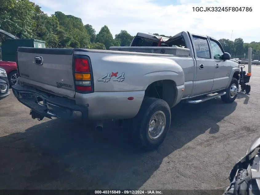 1GCJK33245F804786 2005 Chevrolet Silverado 3500 Lt