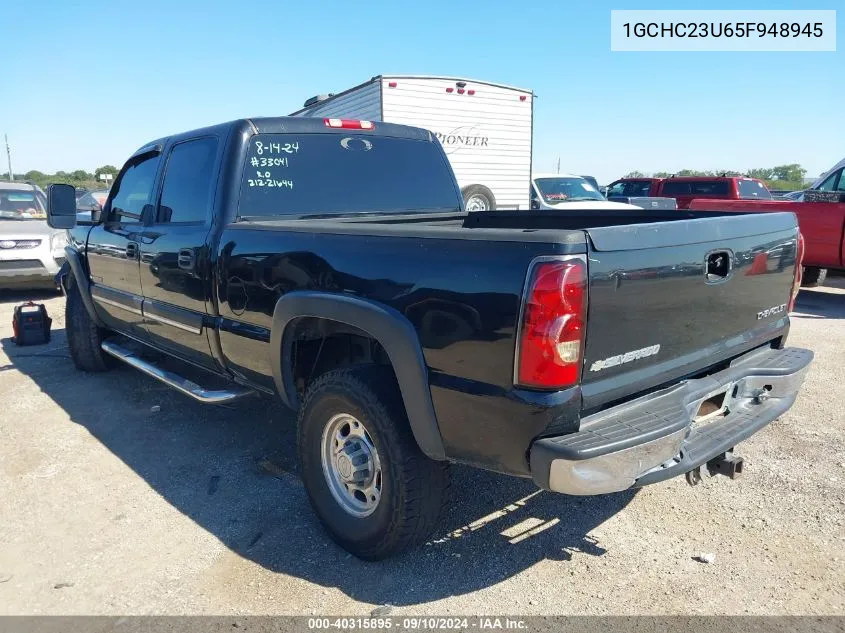 2005 Chevrolet Silverado 2500Hd Ls VIN: 1GCHC23U65F948945 Lot: 40315895