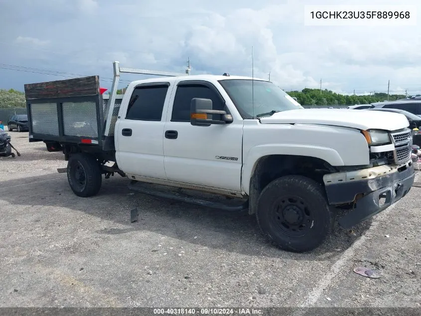 2005 Chevrolet Silverado 2500Hd Ls VIN: 1GCHK23U35F889968 Lot: 40318140