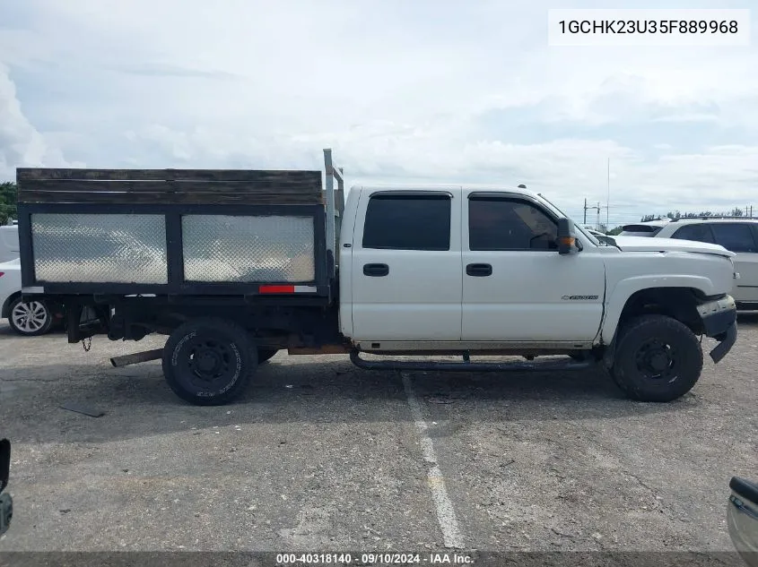 2005 Chevrolet Silverado 2500Hd Ls VIN: 1GCHK23U35F889968 Lot: 40318140