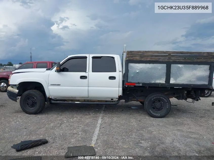 2005 Chevrolet Silverado 2500Hd Ls VIN: 1GCHK23U35F889968 Lot: 40318140