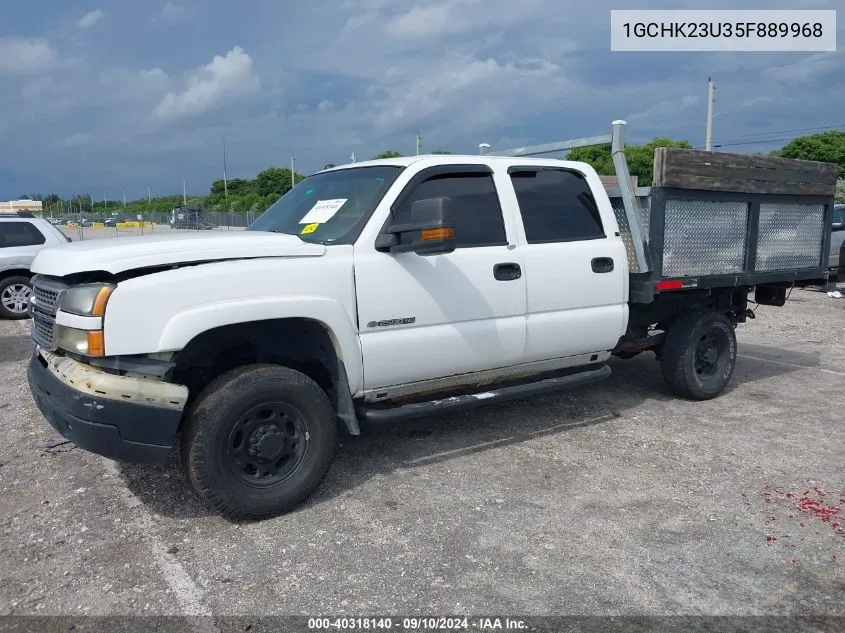 2005 Chevrolet Silverado 2500Hd Ls VIN: 1GCHK23U35F889968 Lot: 40318140