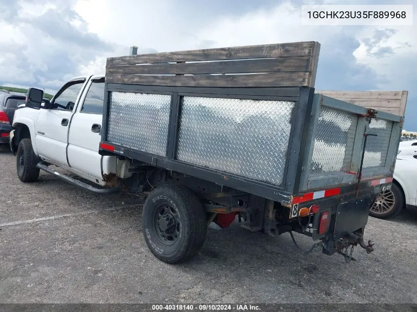 2005 Chevrolet Silverado 2500Hd Ls VIN: 1GCHK23U35F889968 Lot: 40318140