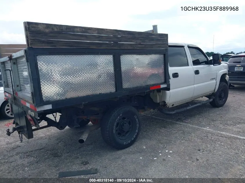 2005 Chevrolet Silverado 2500Hd Ls VIN: 1GCHK23U35F889968 Lot: 40318140