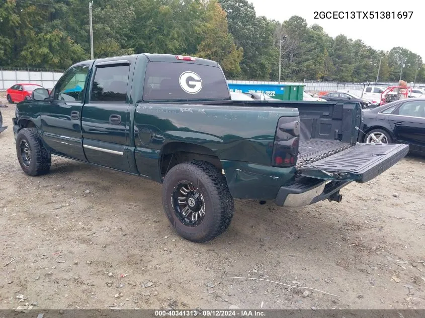 2GCEC13TX51381697 2005 Chevrolet Silverado 1500 Ls