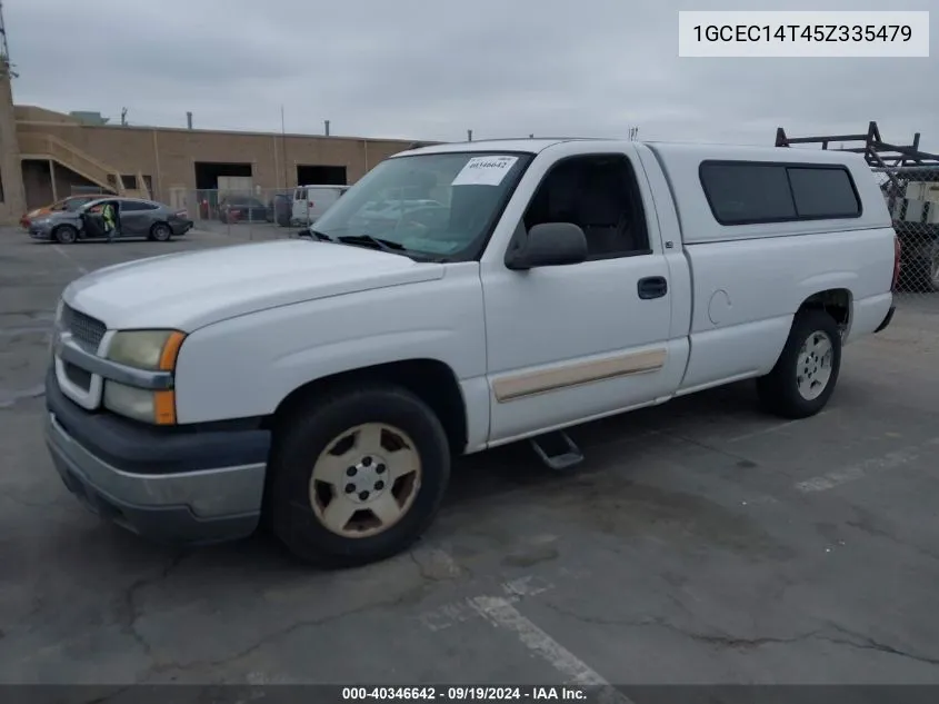 1GCEC14T45Z335479 2005 Chevrolet Silverado 1500 Ls