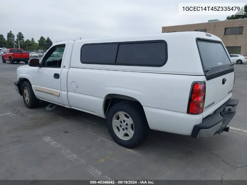 2005 Chevrolet Silverado 1500 Ls VIN: 1GCEC14T45Z335479 Lot: 40346642