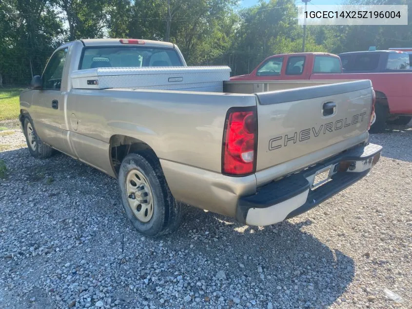 2005 Chevrolet Silverado C1500 VIN: 1GCEC14X25Z196004 Lot: 40351527