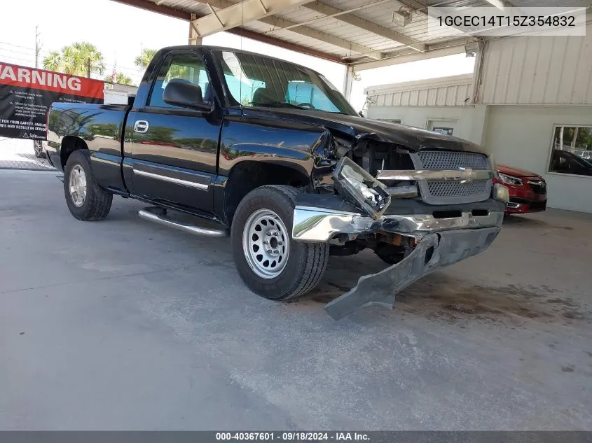 2005 Chevrolet Silverado 1500 VIN: 1GCEC14T15Z354832 Lot: 40367601