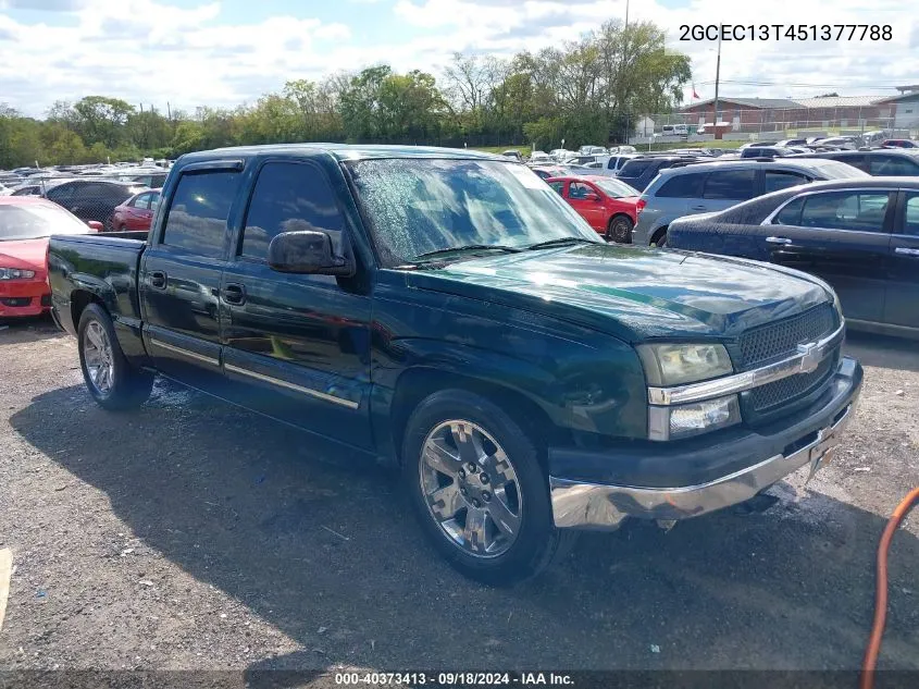 2005 Chevrolet Silverado 1500 Ls VIN: 2GCEC13T451377788 Lot: 40373413