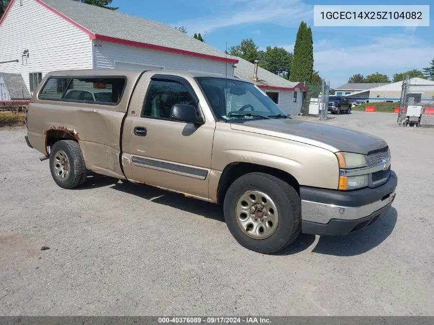 2005 Chevrolet Silverado 1500 VIN: 1GCEC14X25Z104082 Lot: 40376089