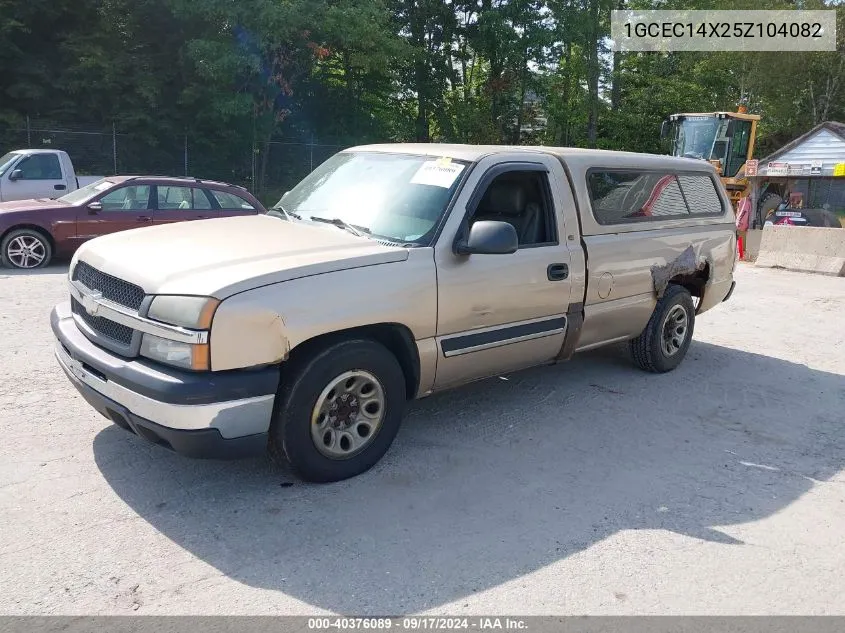 2005 Chevrolet Silverado 1500 VIN: 1GCEC14X25Z104082 Lot: 40376089