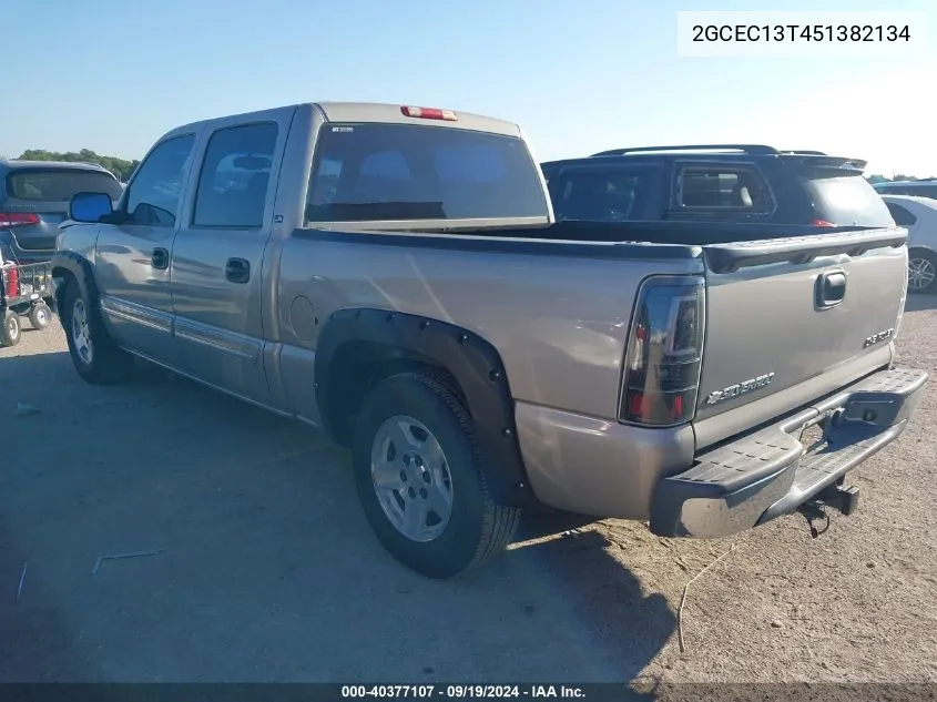 2GCEC13T451382134 2005 Chevrolet Silverado 1500 Ls