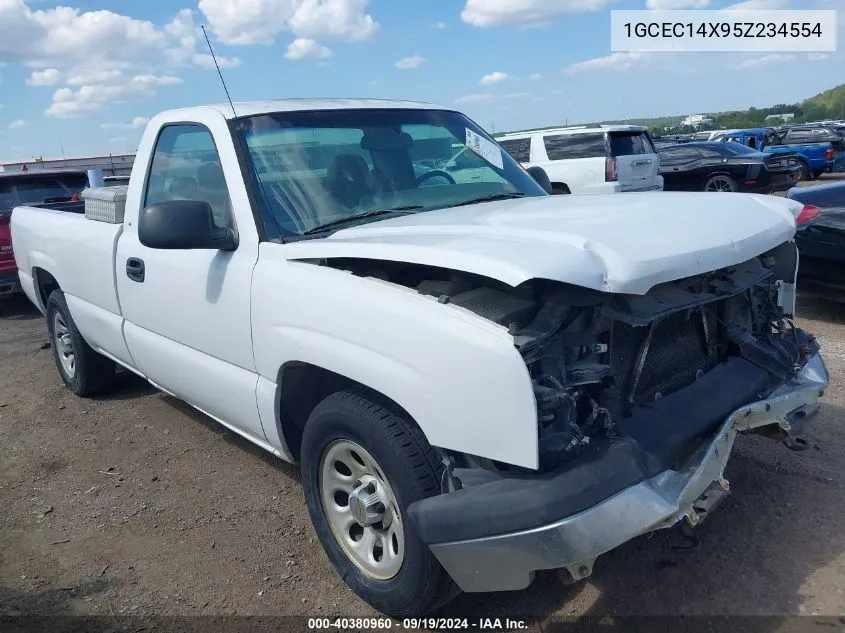 2005 Chevrolet Silverado 1500 Work Truck VIN: 1GCEC14X95Z234554 Lot: 40380960