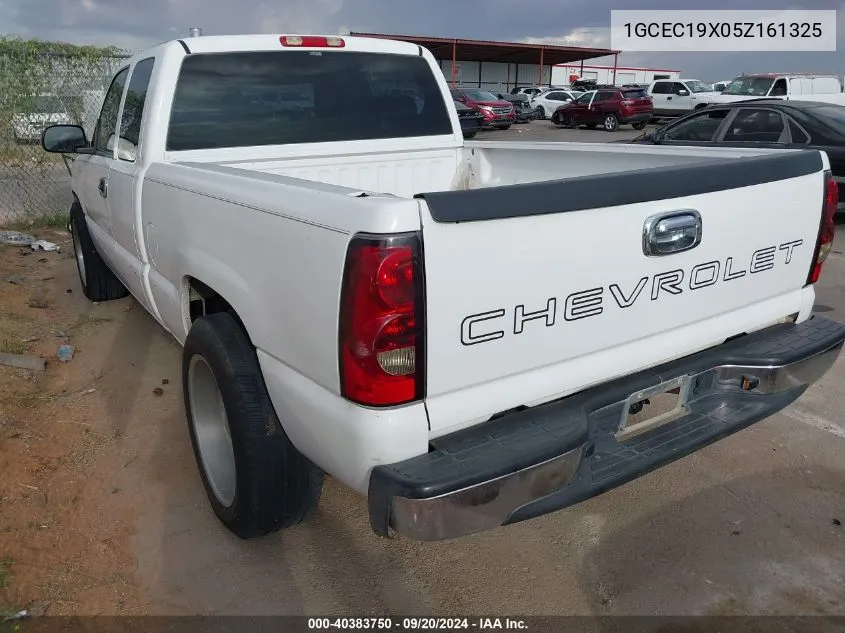 2005 Chevrolet Silverado 1500 Work Truck VIN: 1GCEC19X05Z161325 Lot: 40383750