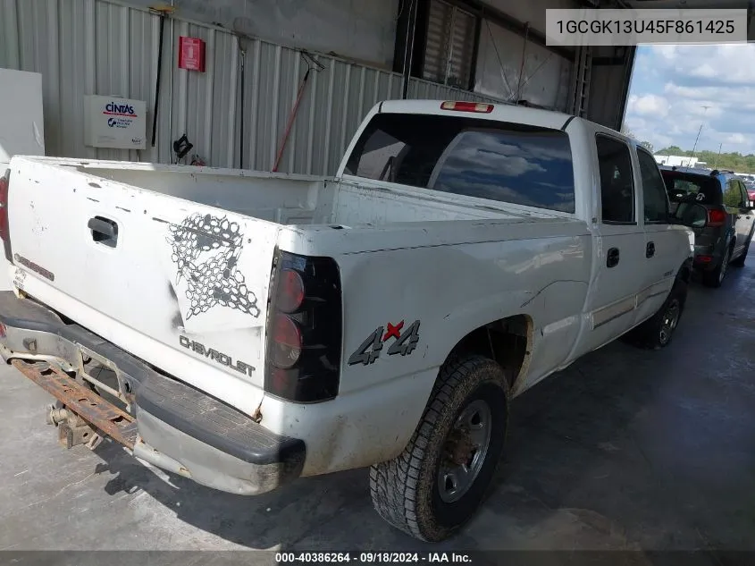 2005 Chevrolet Silverado 1500Hd Ls VIN: 1GCGK13U45F861425 Lot: 40386264