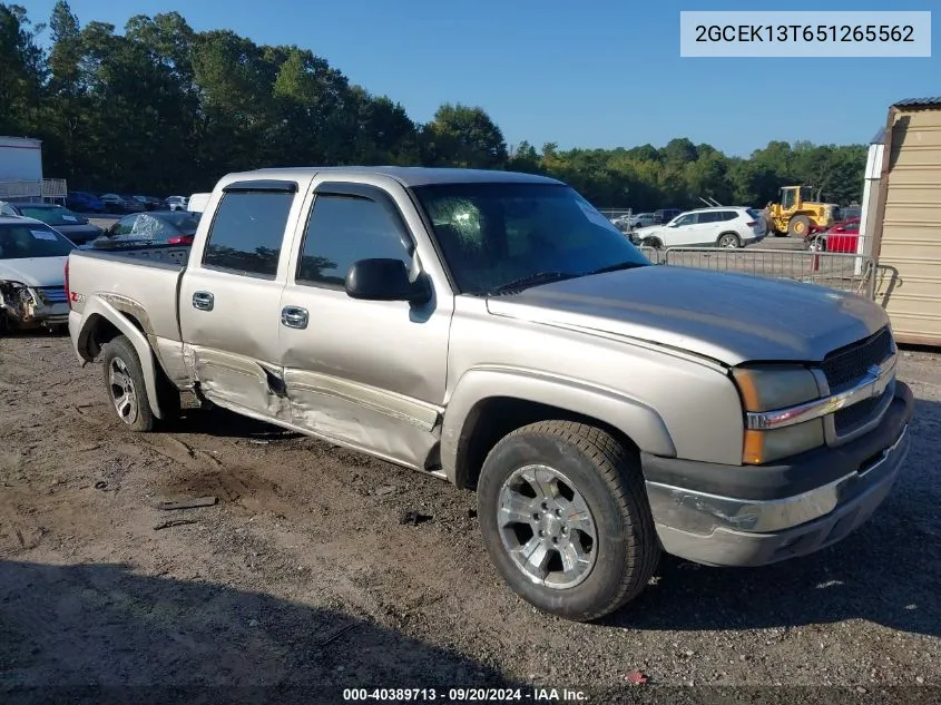 2005 Chevrolet Silverado 1500 Z71 VIN: 2GCEK13T651265562 Lot: 40389713