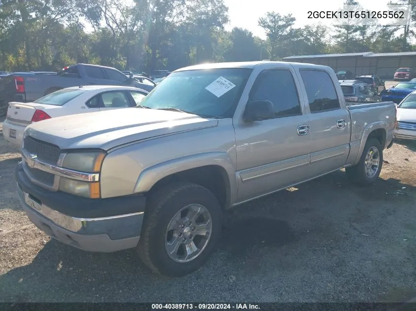 2005 Chevrolet Silverado 1500 Z71 VIN: 2GCEK13T651265562 Lot: 40389713