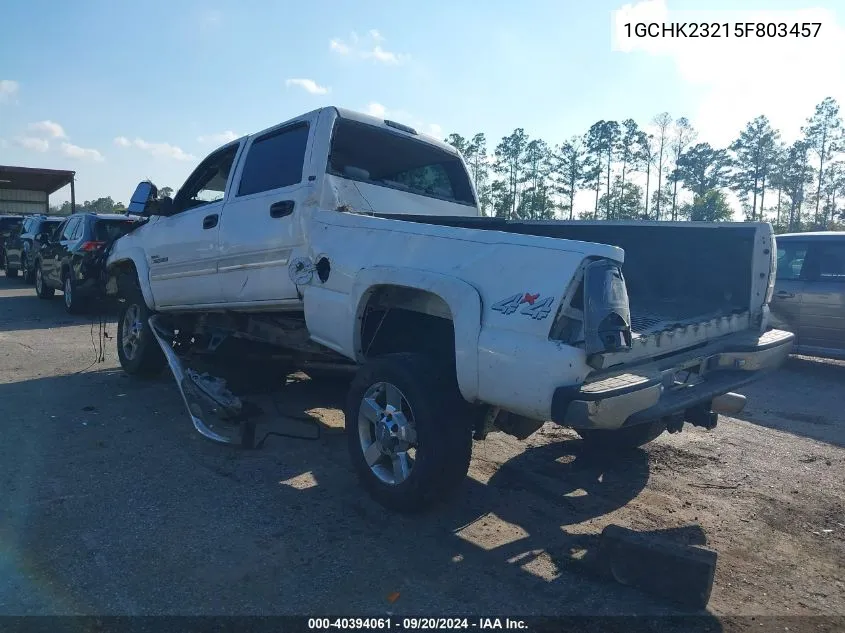 2005 Chevrolet Silverado 2500Hd Lt VIN: 1GCHK23215F803457 Lot: 40394061