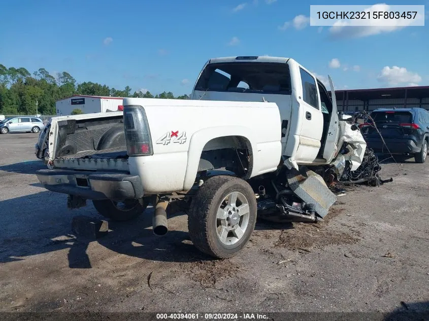 2005 Chevrolet Silverado 2500Hd Lt VIN: 1GCHK23215F803457 Lot: 40394061