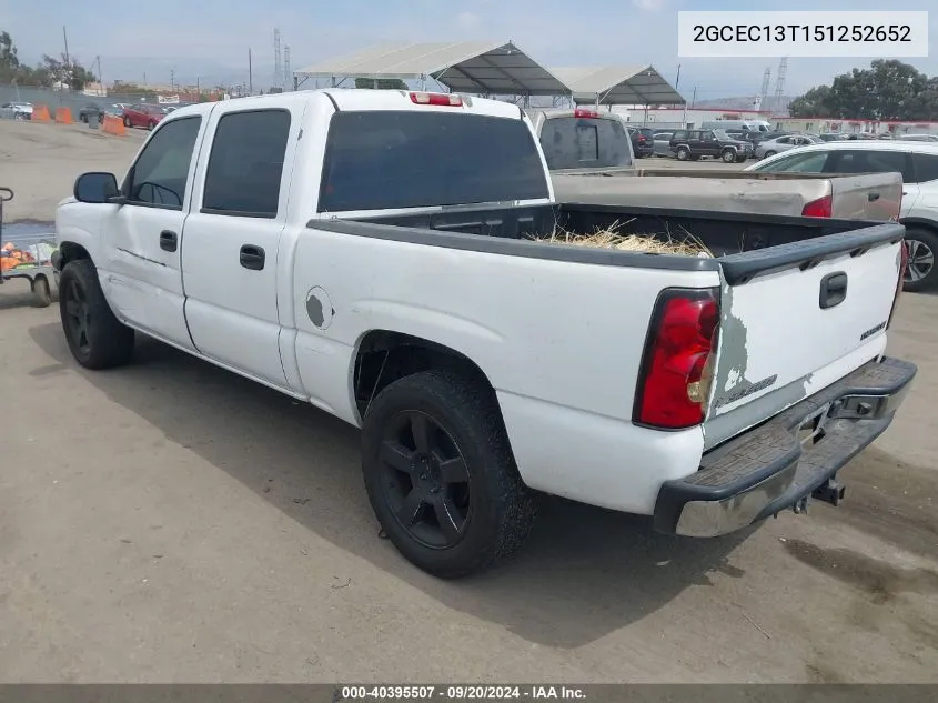 2GCEC13T151252652 2005 Chevrolet Silverado 1500 Ls