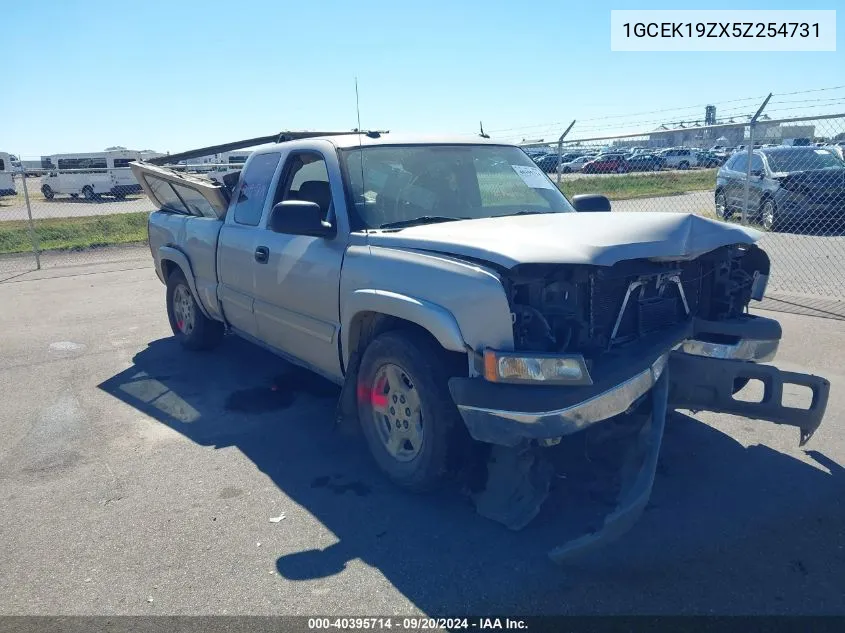 2005 Chevrolet Silverado 1500 Z71 VIN: 1GCEK19ZX5Z254731 Lot: 40395714