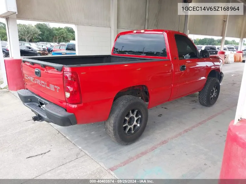 2005 Chevrolet Silverado 1500 Work Truck VIN: 1GCEC14V65Z168964 Lot: 40403574