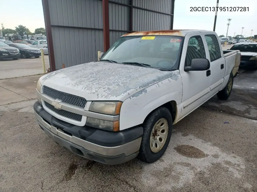 2005 Chevrolet Silverado 1500 Ls VIN: 2GCEC13T951207281 Lot: 40407560