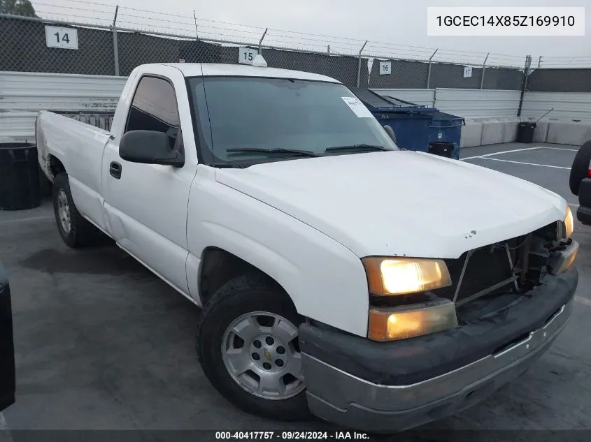 2005 Chevrolet Silverado 1500 Work Truck VIN: 1GCEC14X85Z169910 Lot: 40417757