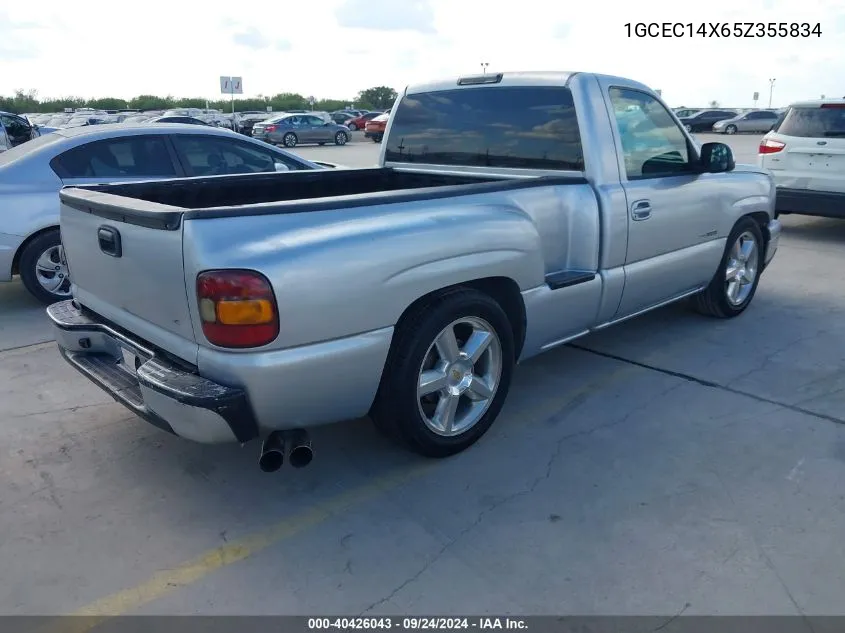 2005 Chevrolet Silverado 1500 Work Truck VIN: 1GCEC14X65Z355834 Lot: 40426043