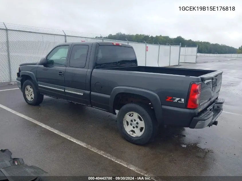 1GCEK19B15E176818 2005 Chevrolet Silverado 1500 Z71