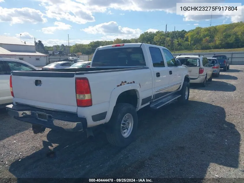 2005 Chevrolet Silverado 2500Hd Lt VIN: 1GCHK23275F917804 Lot: 40444478