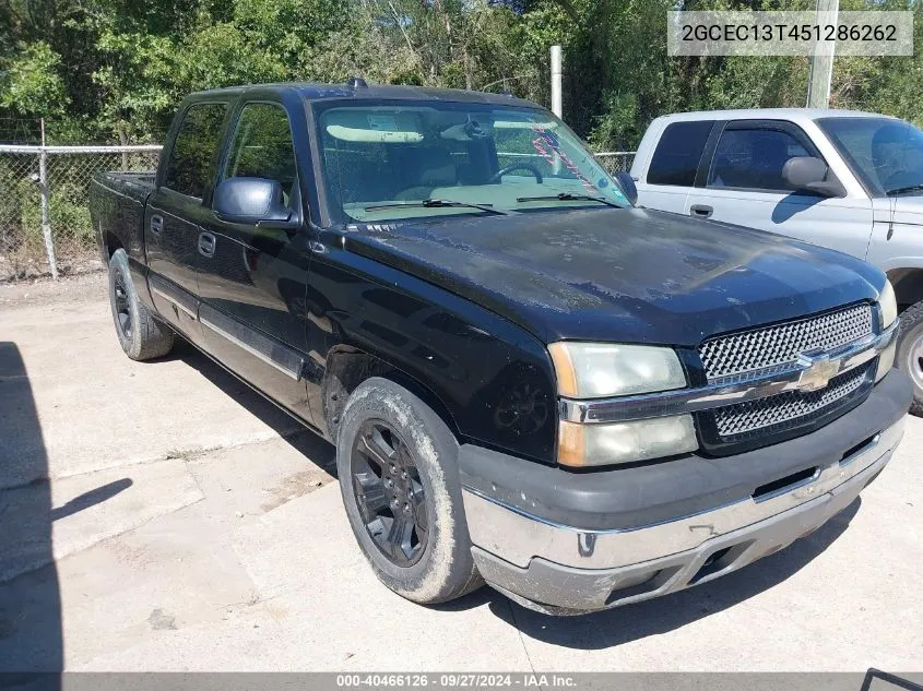 2005 Chevrolet Silverado 1500 Lt VIN: 2GCEC13T451286262 Lot: 40466126