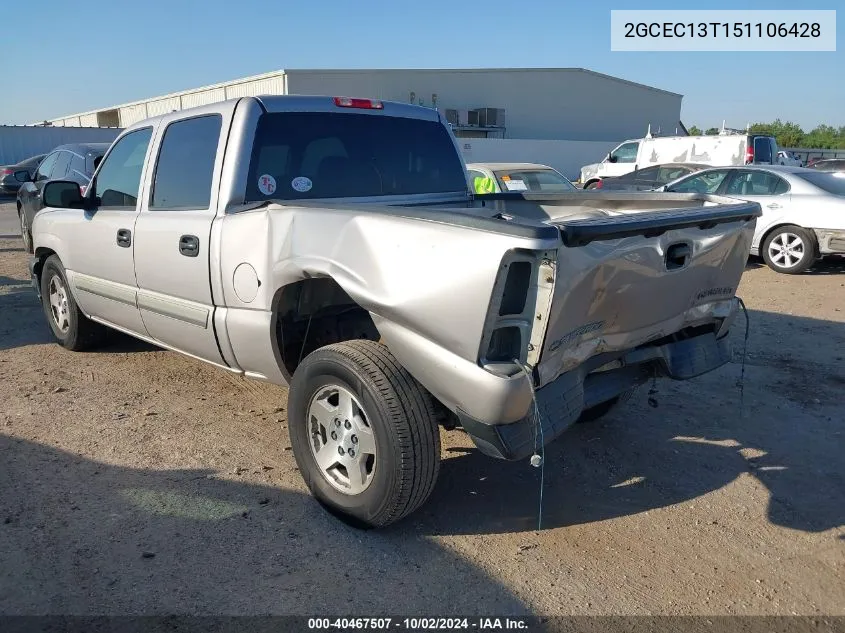 2005 Chevrolet Silverado 1500 Ls VIN: 2GCEC13T151106428 Lot: 40467507