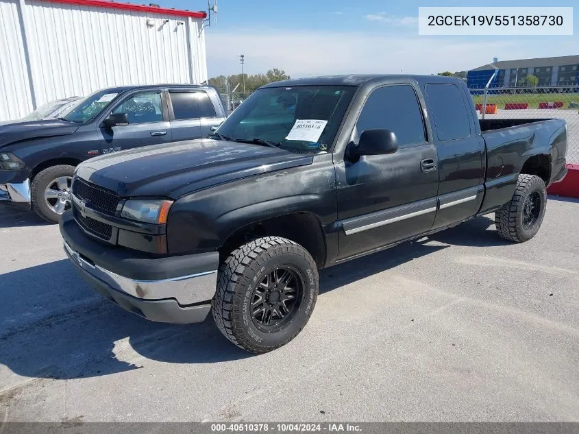 2005 Chevrolet Silverado 1500 Ls VIN: 2GCEK19V551358730 Lot: 40510378