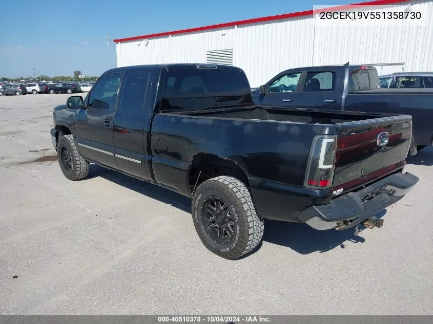 2005 Chevrolet Silverado 1500 Ls VIN: 2GCEK19V551358730 Lot: 40510378