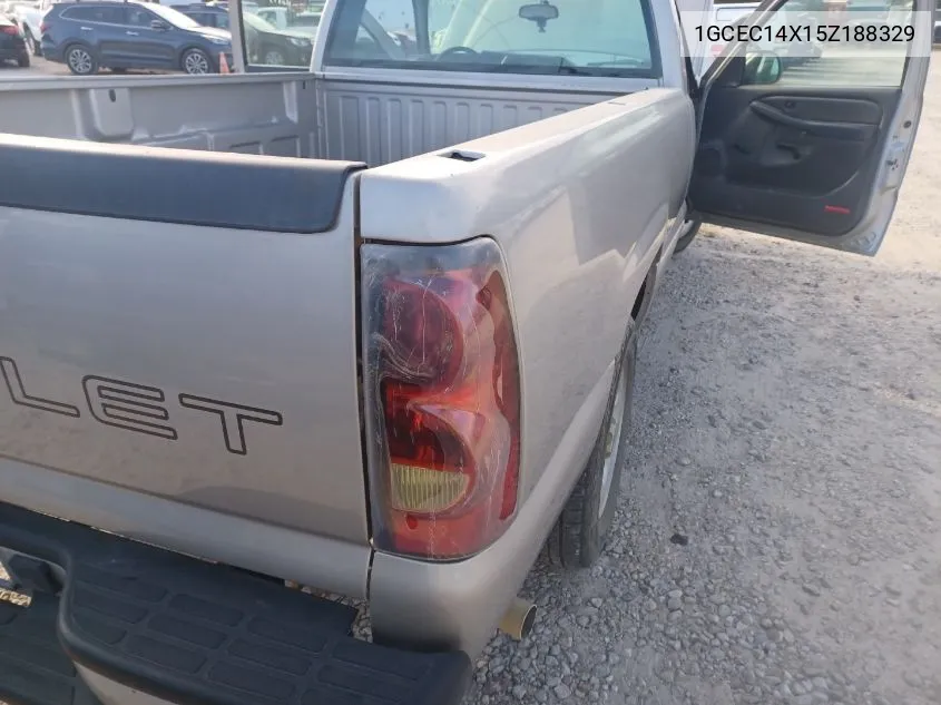 2005 Chevrolet Silverado 1500 Work Truck VIN: 1GCEC14X15Z188329 Lot: 40544044