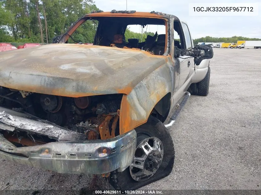 2005 Chevrolet Silverado 3500 K3500 VIN: 1GCJK33205F967712 Lot: 40629611