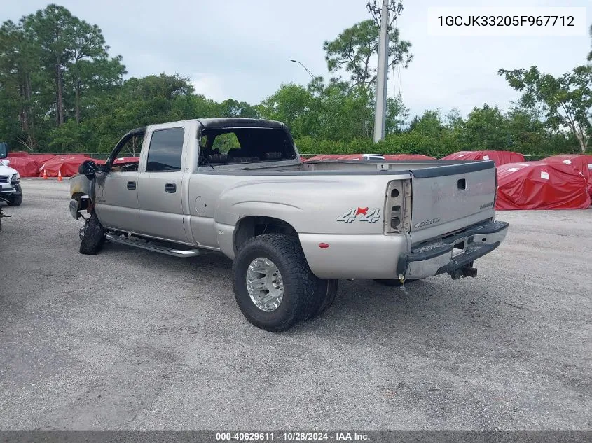 2005 Chevrolet Silverado 3500 K3500 VIN: 1GCJK33205F967712 Lot: 40629611